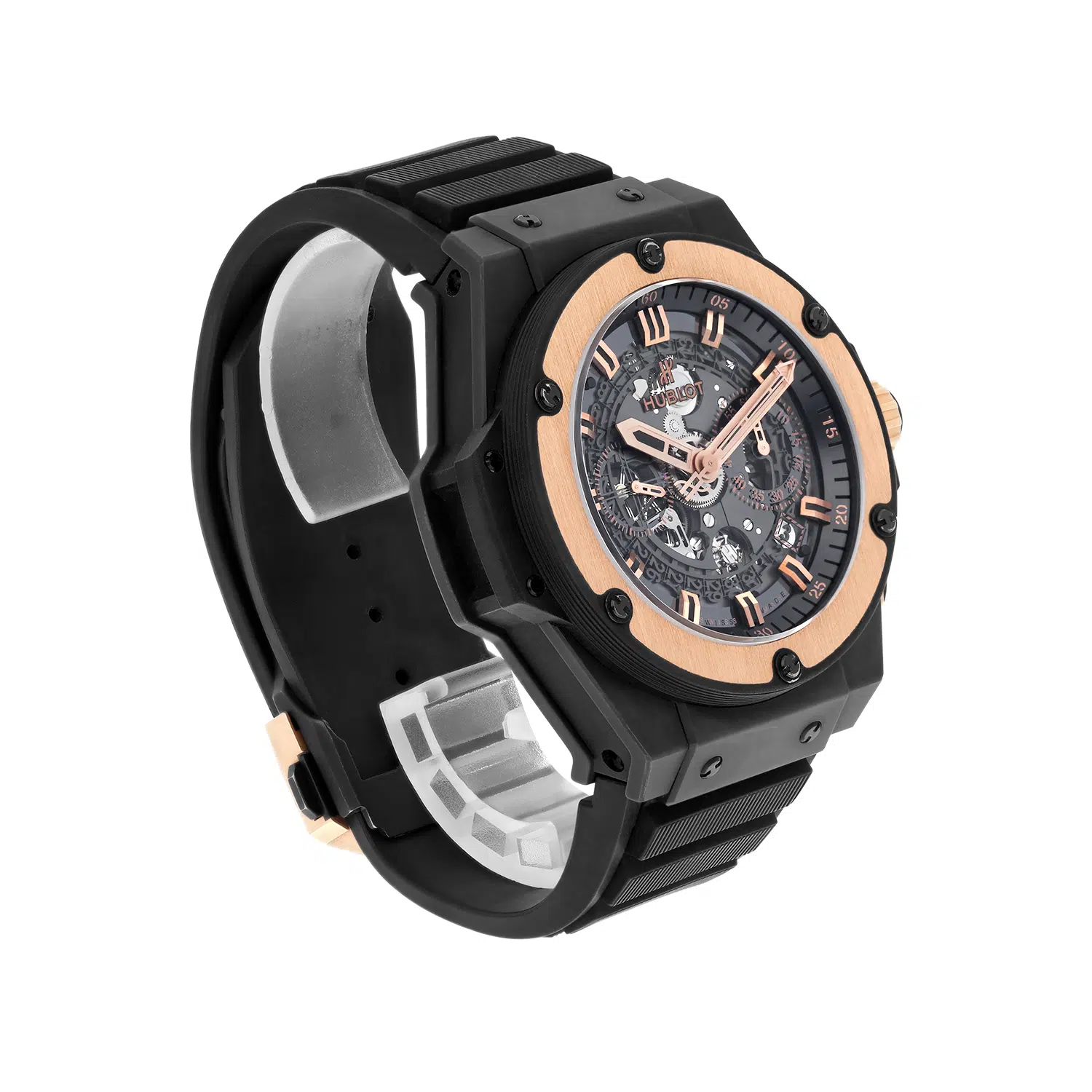 Hublot King Power Unico 701.CO.0180.RX Rose Gold Ceramic King Gold Skeleton – image 3