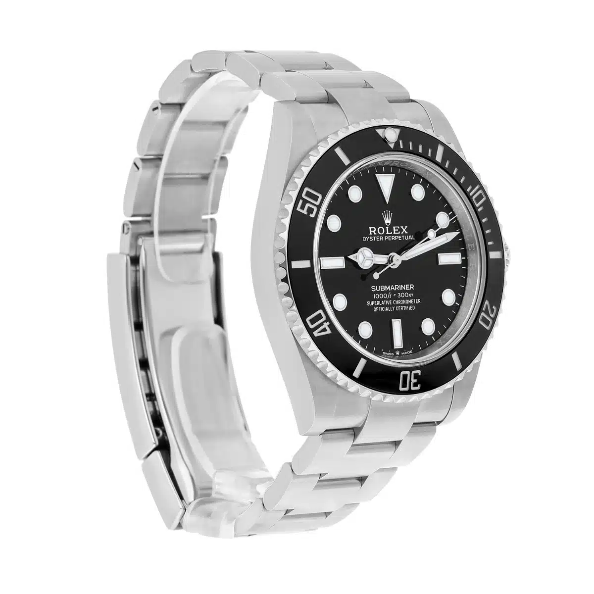 Rolex No Date Submariner 124060 41mm Stainless Steel with Black Dial Watch 2021 – image 3
