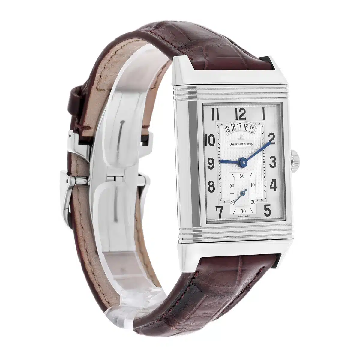 Jaeger-LeCoultre Grande Reverso Duo 273.8.85 Men’s Stainless Steel Watch B/P – image 8