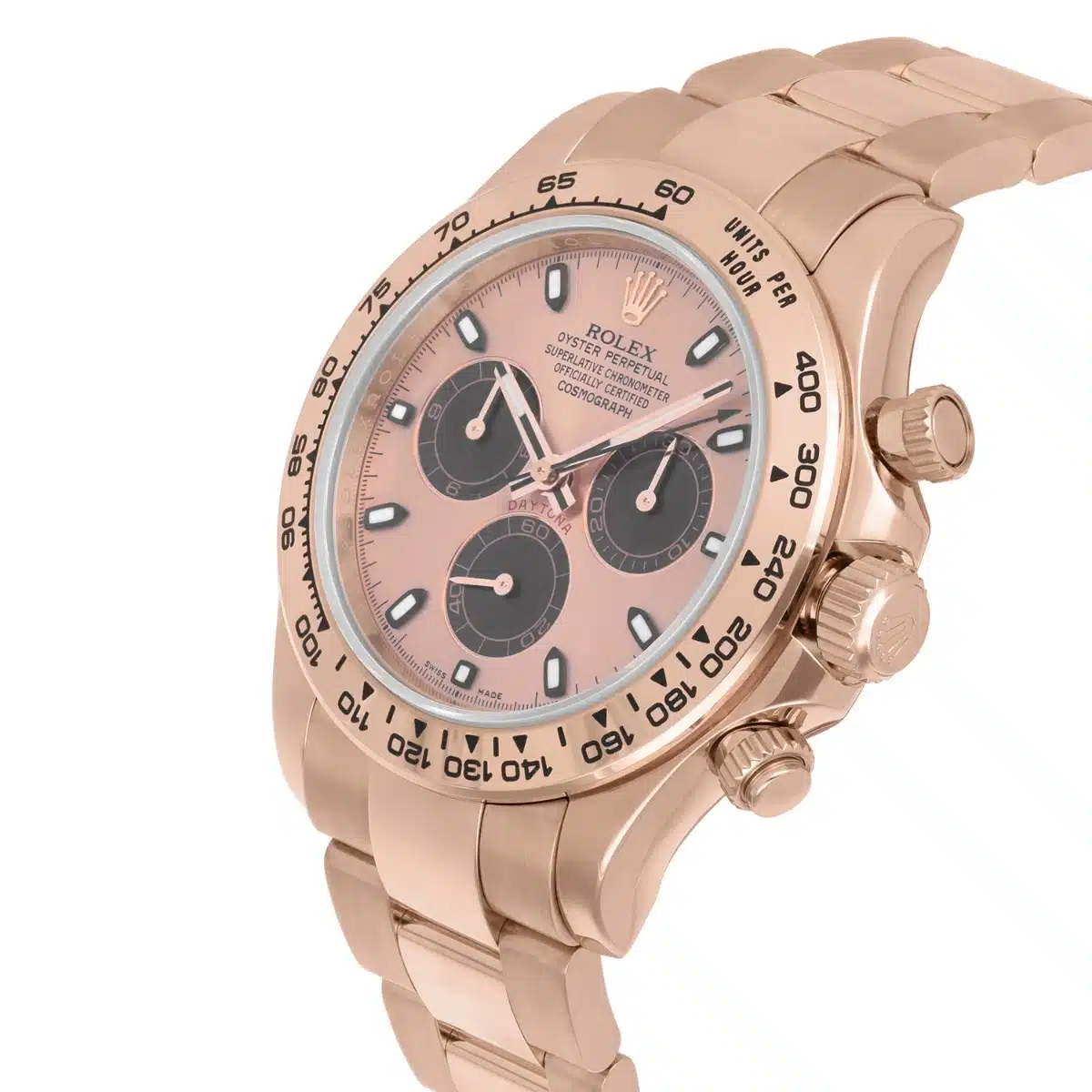Rolex Cosmograph Daytona 116505-0009 Pink/Black Dial 18K Rose Gold Complete 2014 – image 4