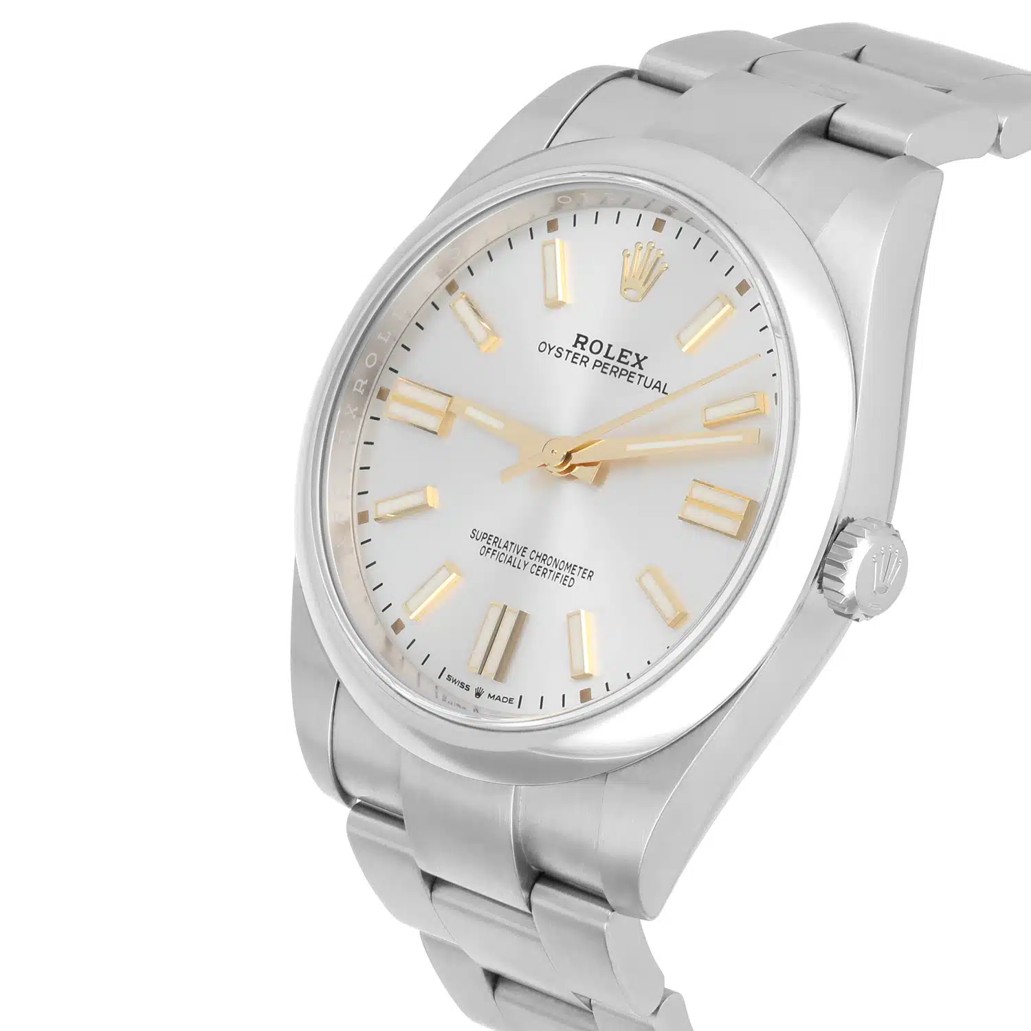 Rolex Oyster Perpetual 124300-0001 41 Silver Dial Stainless Steel Mens Watch – image 3