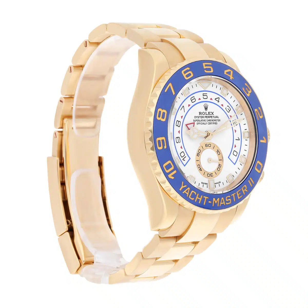 Rolex Yacht-Master II 116688 Mercedes Hands 18k Yellow Gold Watch Box Papers – image 6
