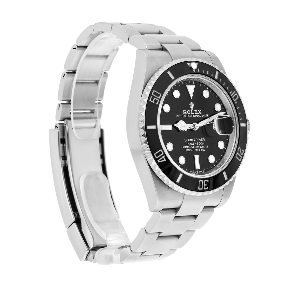 Rolex Submariner Date 126610LN Stainless Steel with Black Dial Oyster Bracelet Watch - 2025