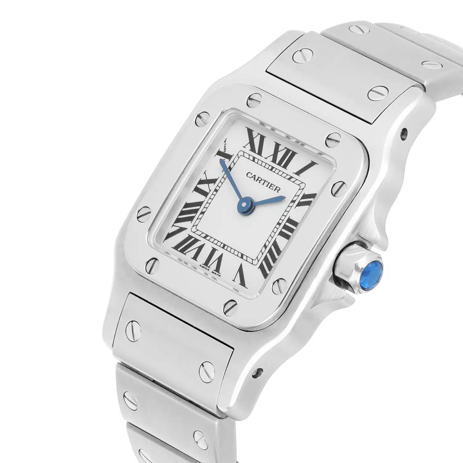 Cartier Santos Galbée Silver Dial Small Steel Ladies Watch W20056D6/1565 – image 4
