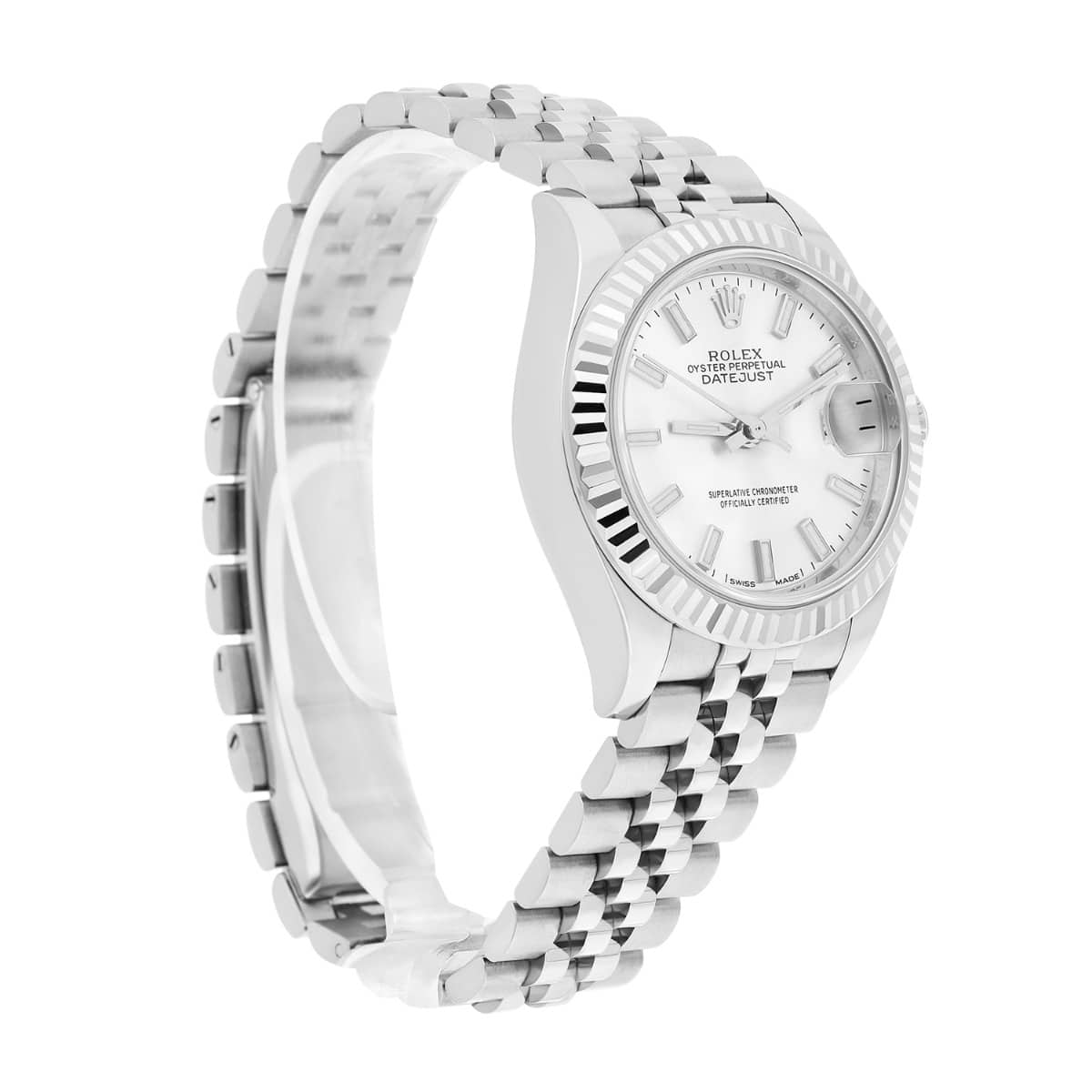 Rolex Datejust 28mm 279174 Ladies Watch Silver Dial Jubilee Stainless Steel
