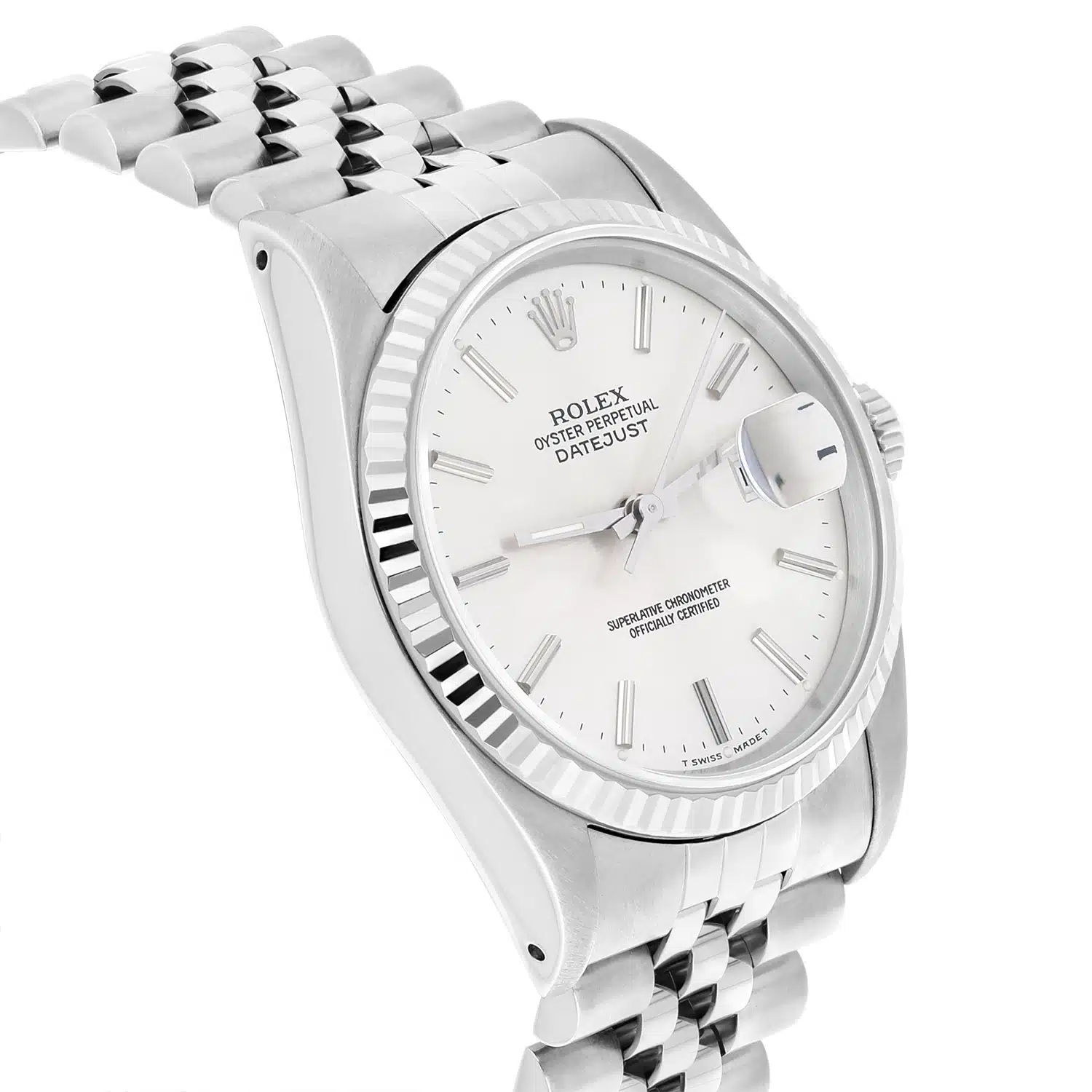 Rolex Datejust 36mm Stainless Steel 16234 Silver Dial, Jubilee Circa 1995 – image 6