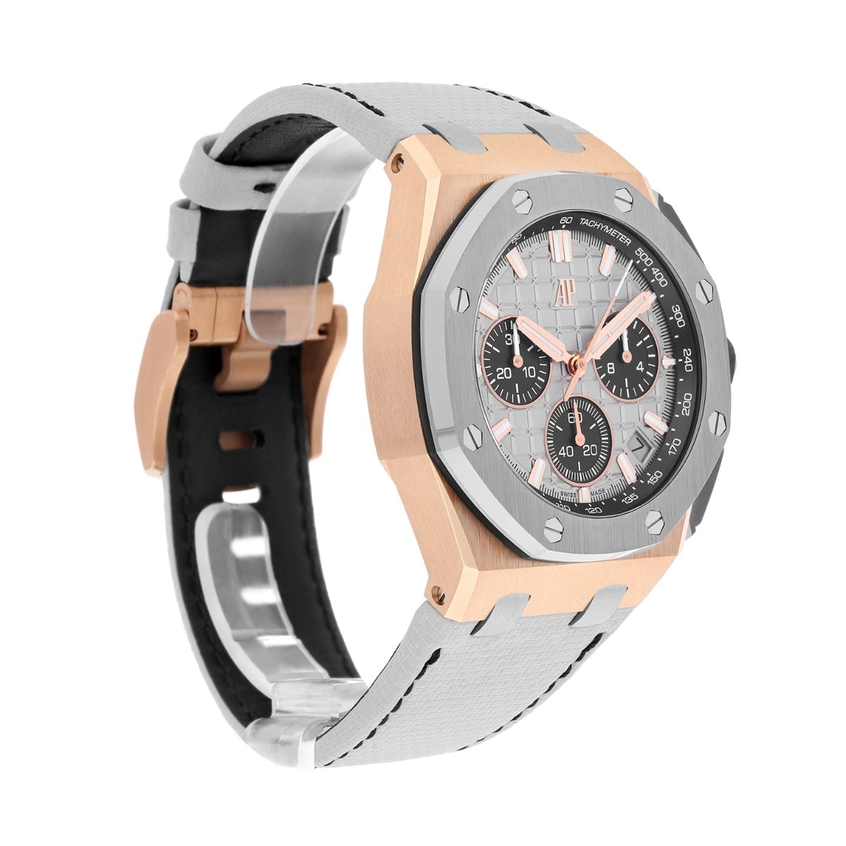 Audemars Piguet 26420OI.OO.A015VE.01 Royal Oak 43mm 18K Rose Gold Titanium Watch