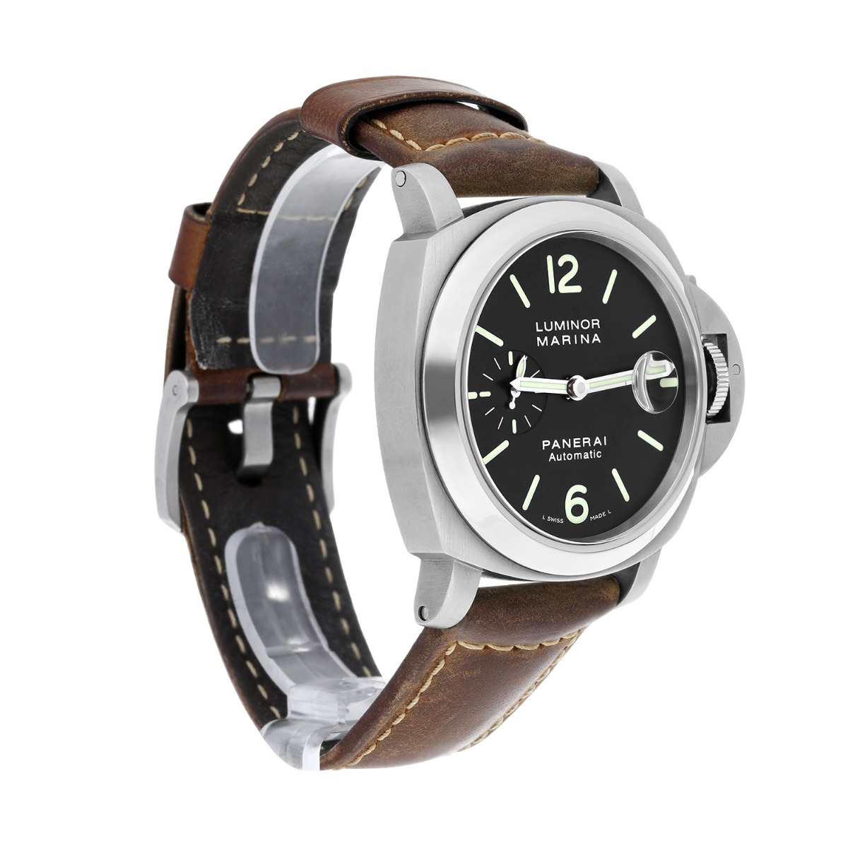 Panerai Luminor Marina PAM00104 Small Second Date Automatic Men's Watch