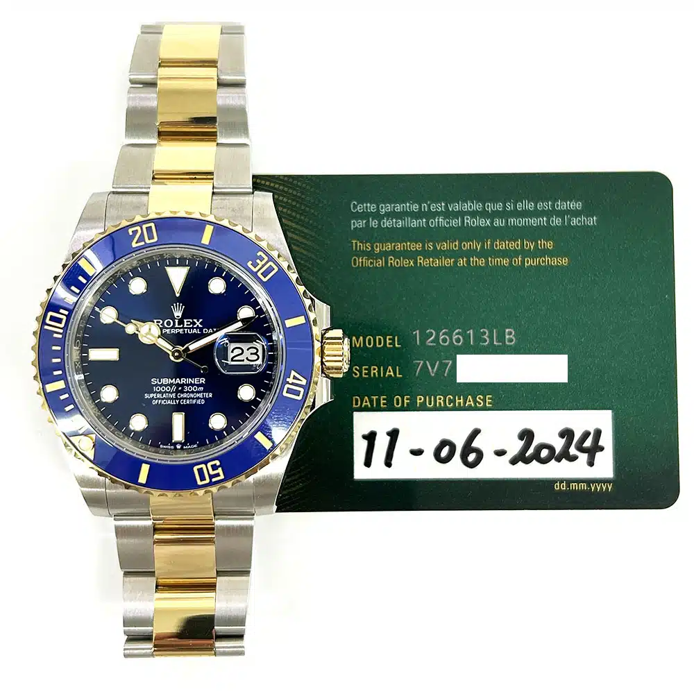 Rolex Submariner Date 126613LB 41mm Steel and Gold with Blue Dial Watch 2023 – image 2