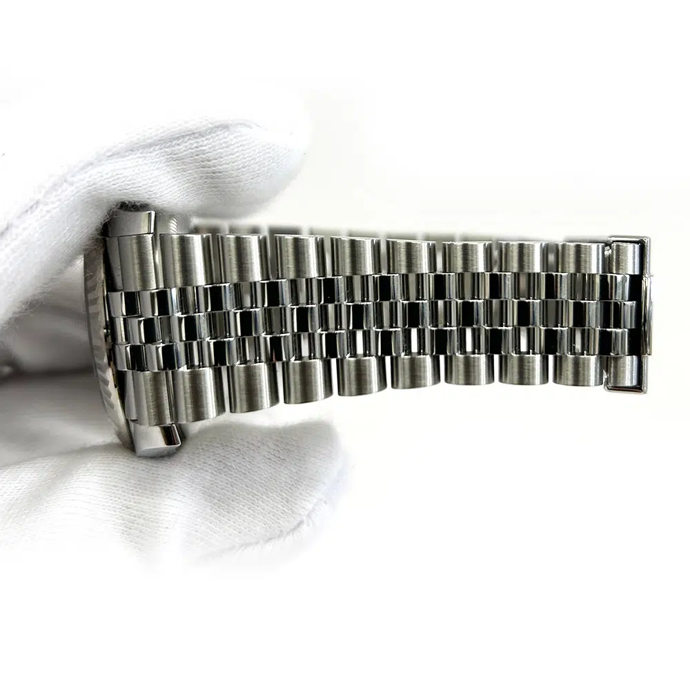 Rolex Datejust 41 Jubilee 126334 Stainless Steel/18K White Gold White Mother of Pearl Dial Watch 2022 – image 7