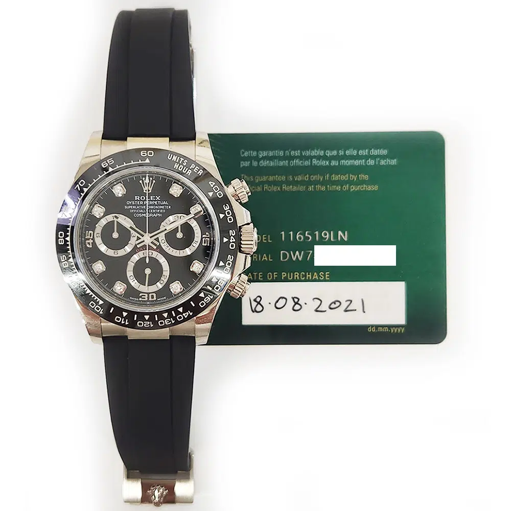 Rolex Daytona 116519LN 40mm White Gold with Black Dial Watch 2021 – image 2