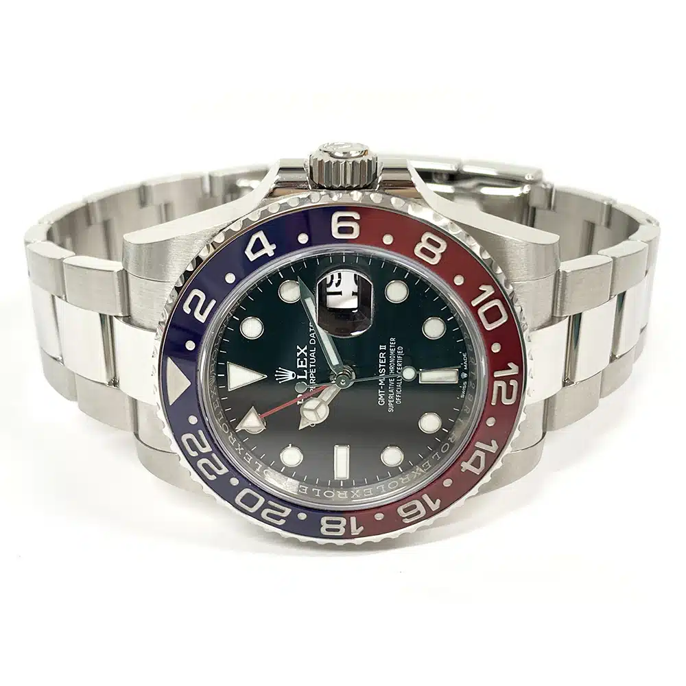 Rolex GMT-Master II  126710BLRO Oyster Bracelet  Stainless Steel Watch Pepsi Bezel Black Dial MINT 2021 – image 4