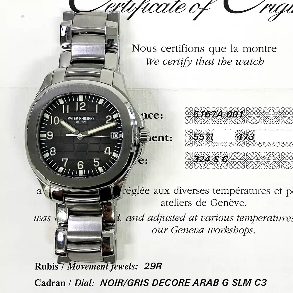 Patek Philippe Aquanaut 40mm 5167A-001 Stainless Steel Men's  Watch Black Dial 2011 – image 2