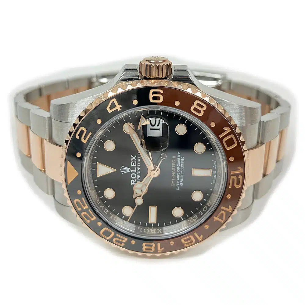 Rolex Black Dial GMT-Master II 126711CHNR “Root Beer” Stainless Steel & Rose Gold Oyster Bracelet Watch MINT 2020 – image 4