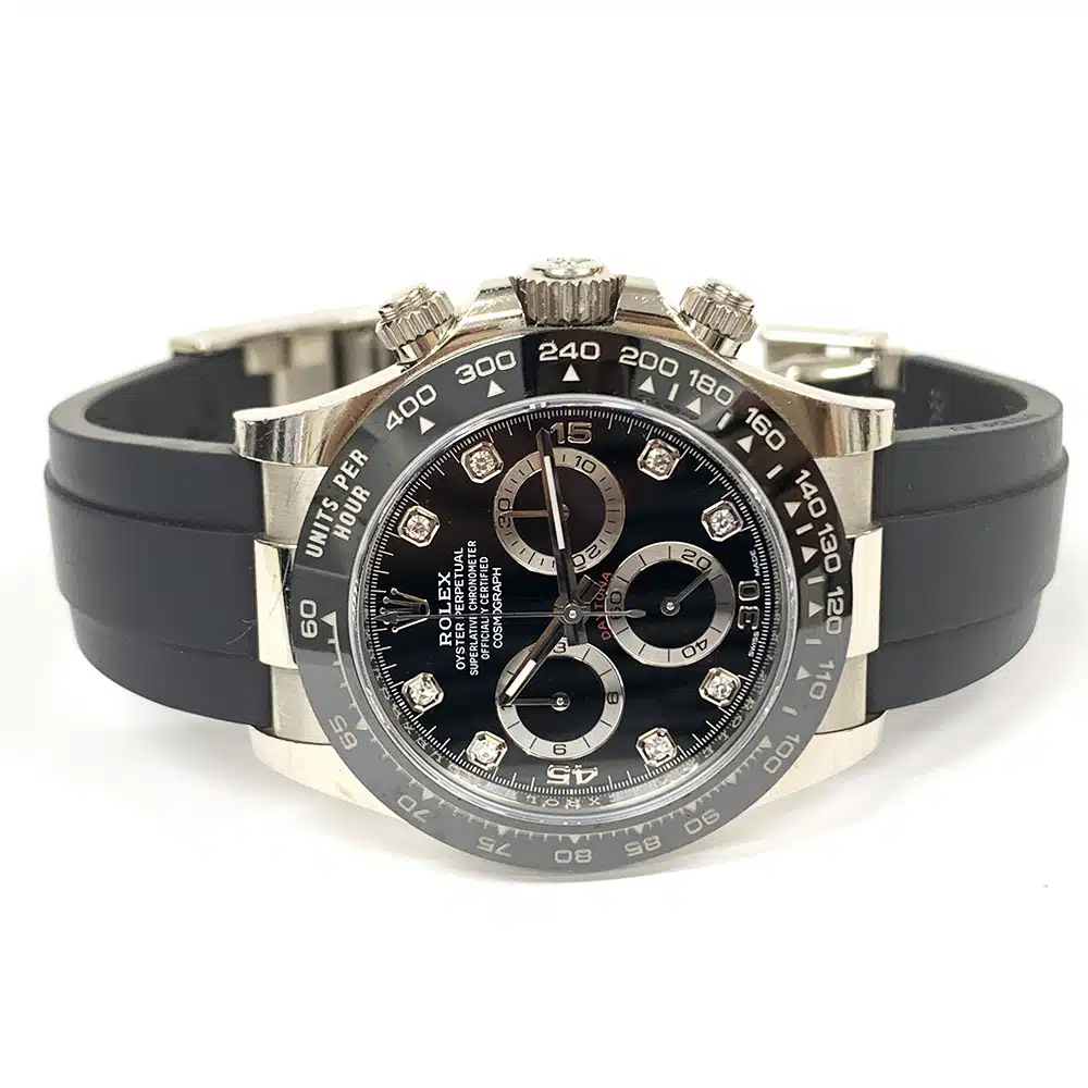 Rolex Daytona Cosmograph 40mm 116519LNG White Gold with Black Diamond Dial Watch 2023 – image 4