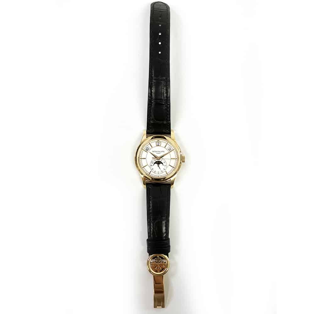 Patek Philippe Complications Annual Calendar 40mm 5205R-001 Rose Gold With Brown Leather Watch White Dial 2020