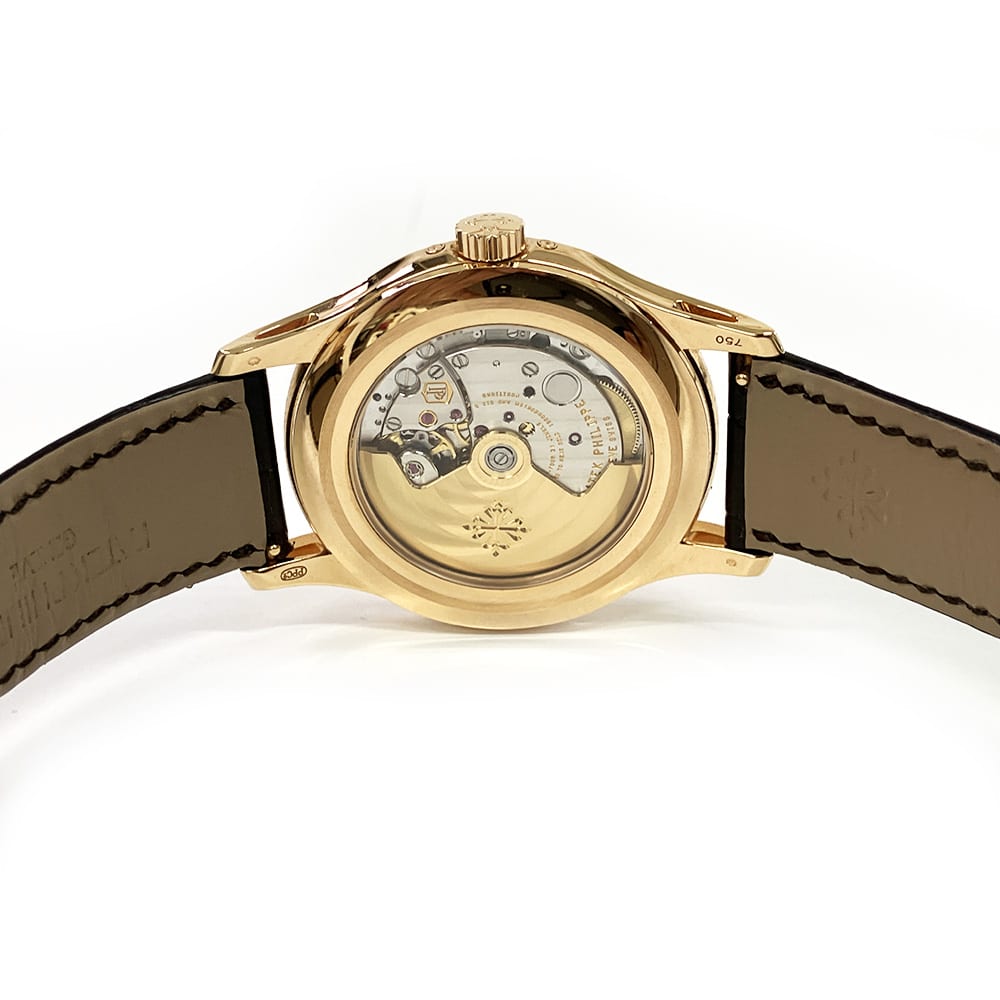 Patek Philippe Complications Annual Calendar 40mm 5205R-001 Rose Gold With Brown Leather Watch White Dial 2020
