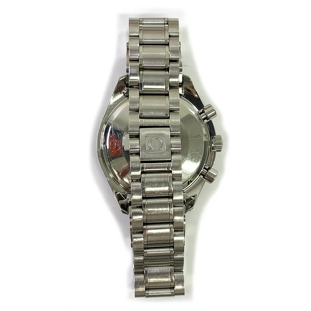Omega Speedmaster Day-Date Chronograph 3520.50.00 Stainless Steel Watch Black Dial – image 4
