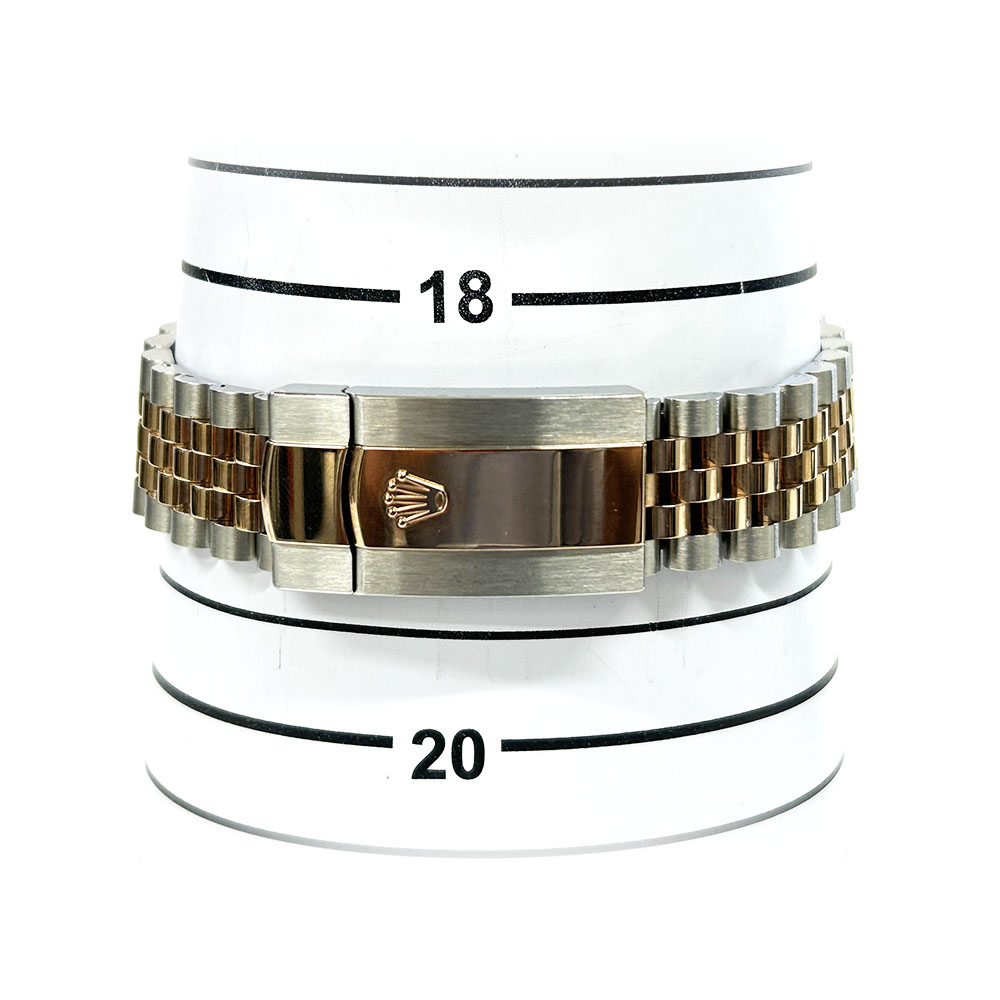 Rolex Datejust 126331 Rose Gold & Steel Jubilee Men's Watch Wimbledon Roman Dial 2021