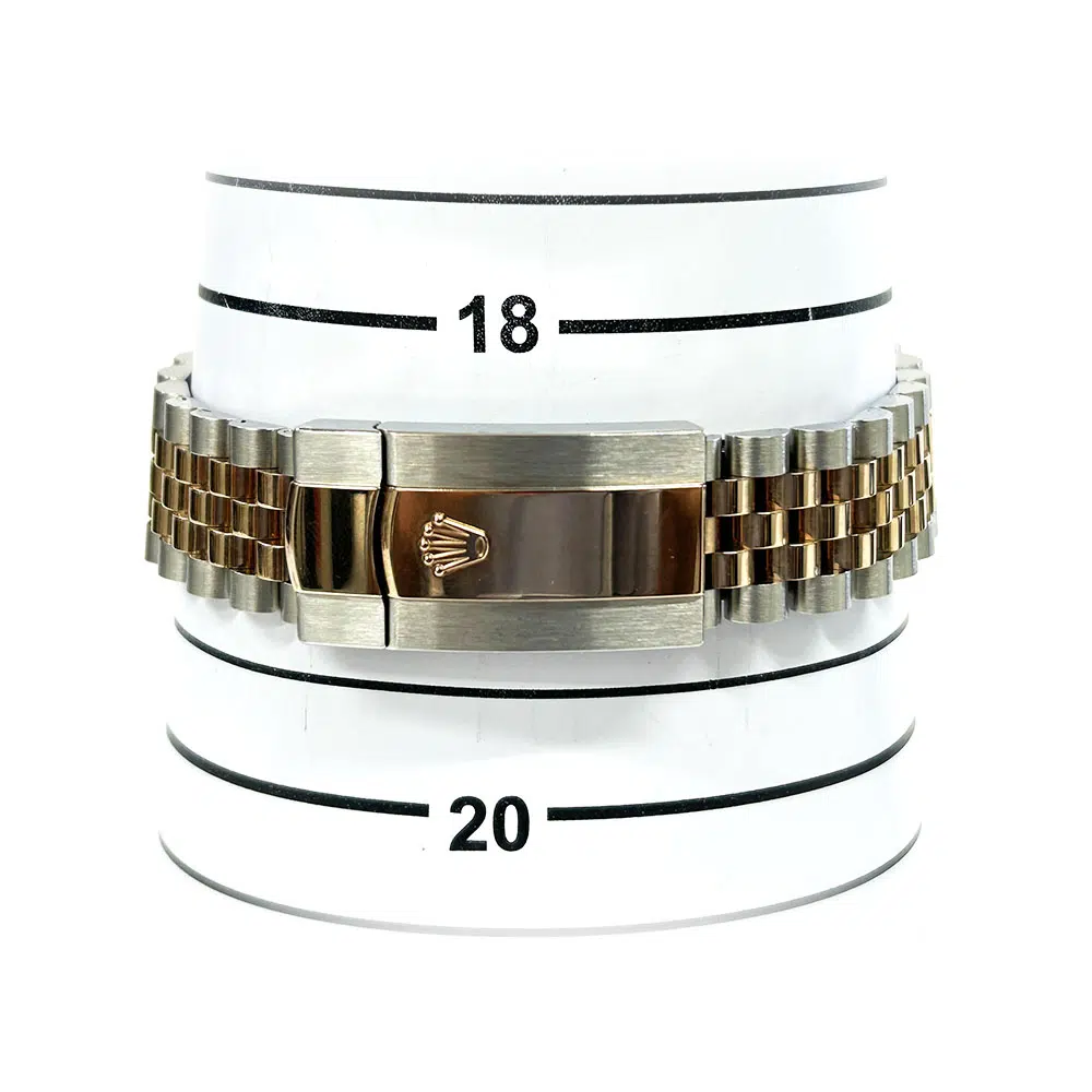 Rolex Datejust 126331 Rose Gold & Steel Jubilee  Men's Watch Wimbledon Roman Dial 2021 – image 6