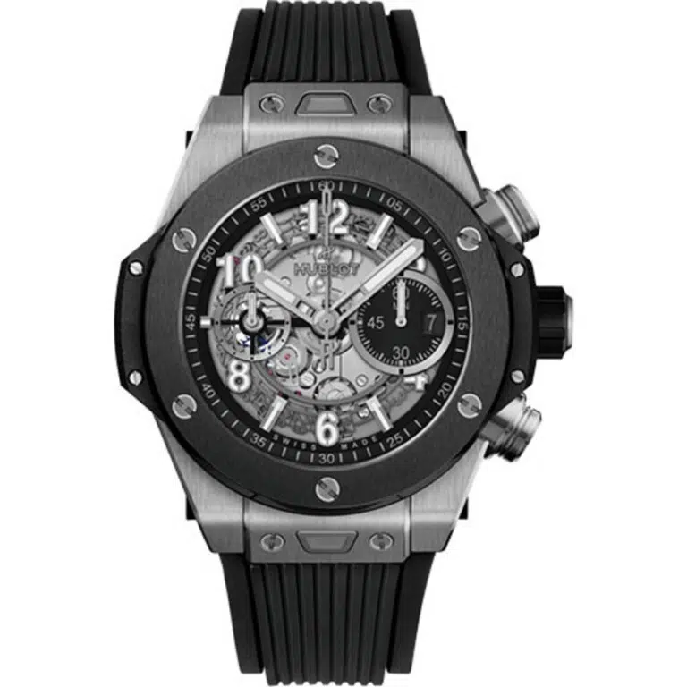 Hublot Big Bang Unico Titanium 421.NM.1170.RX Skeleton Dial - Black Rubber Strap