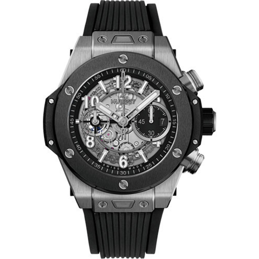 Hublot Big Bang Unico Titanium 421.NM.1170.RX Skeleton Dial - Black Rubber Strap Watch 2024