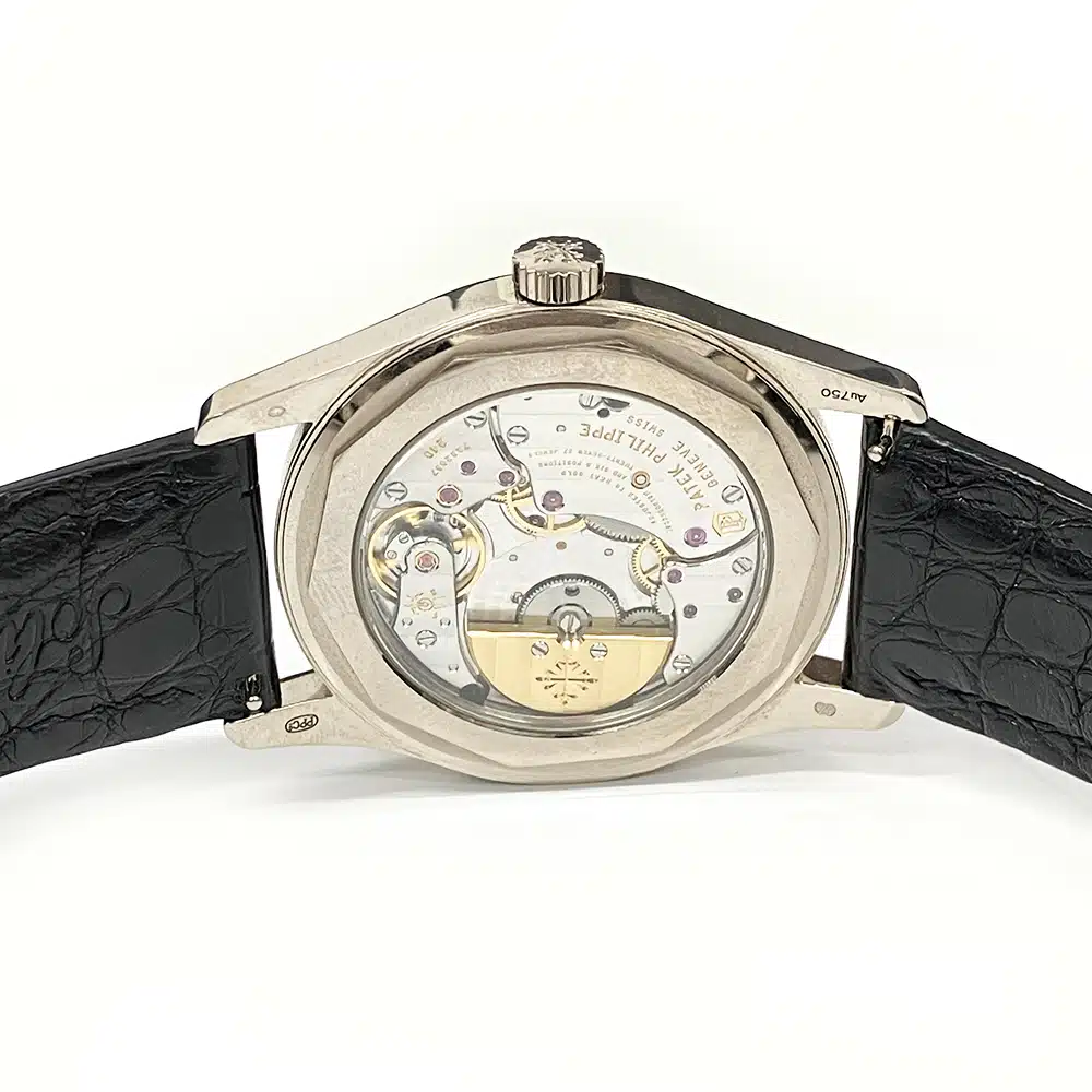 Patek Philippe Calatrava Certified White Gold Black Dial 6006G-001 Watch 2018 – image 4