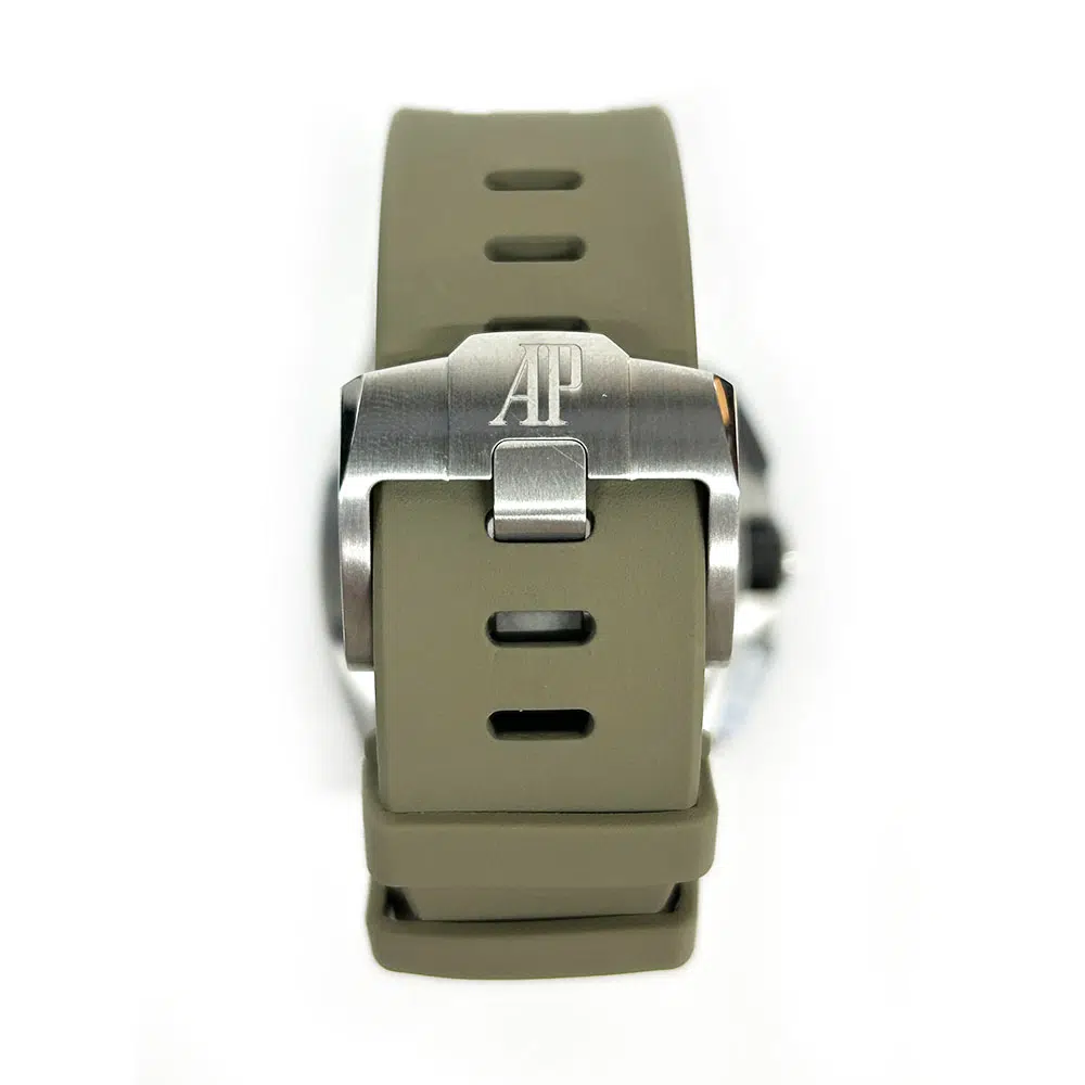 Audemars Piguet Royal Oak Offshore Chrono 26420SO.OO.A600CA.01 Stainless Steel With Light Brown Rubber Watch Light Brown Dial – image 5