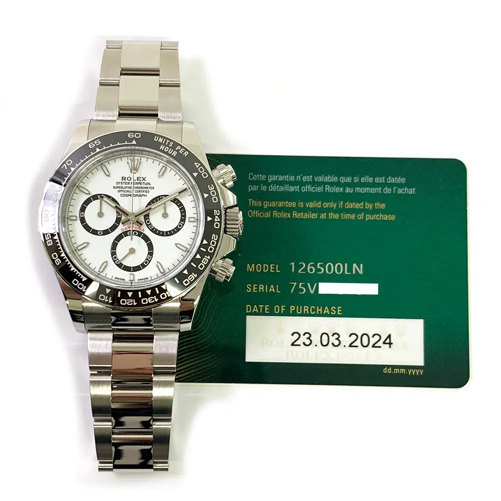 Rolex Daytona White Dial 40mm Oyster 126500ln-0001 Stainless Steel Watch 2024 – image 2
