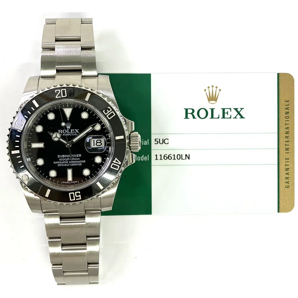 Rolex Submariner 116610LN Stainless Steel 40mm with Black Dial Watch 2017 – image 2