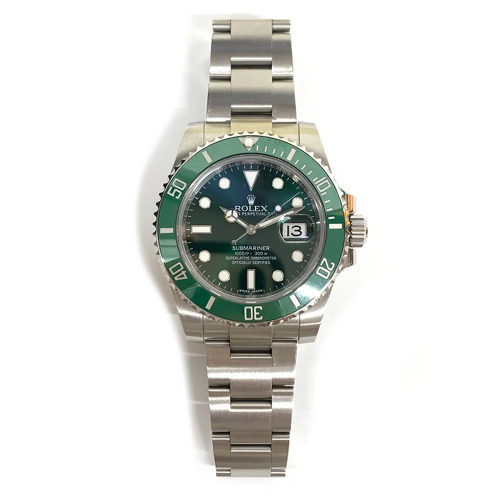 Rolex Submariner MINT 2015 Stainless Steel Oyster 116610LV  Green Dial – image 2