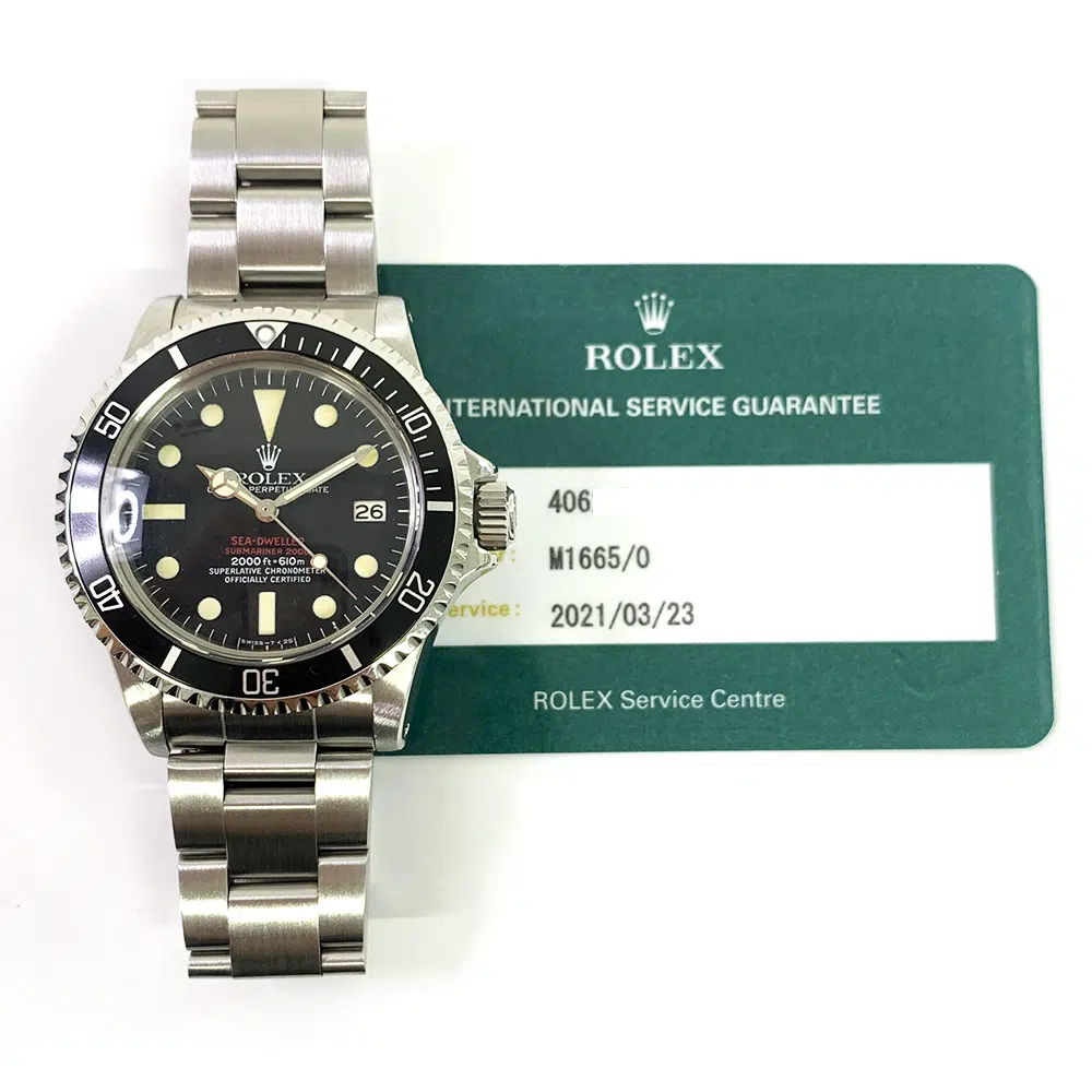 Rolex Sea-Dweller 40mm 1665 Oyster Stainless Steel Watch Black Dial – image 2