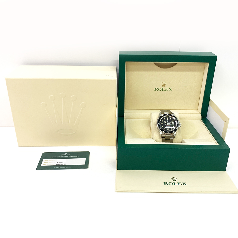 Rolex Sea-Dweller 40mm 1665 Oyster Stainless Steel Watch Black Dial