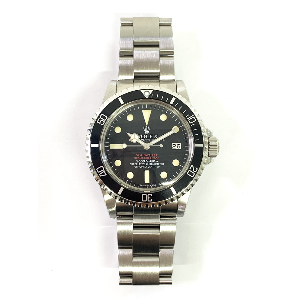 Rolex Sea-Dweller 40mm 1665 Oyster Stainless Steel Watch Black Dial