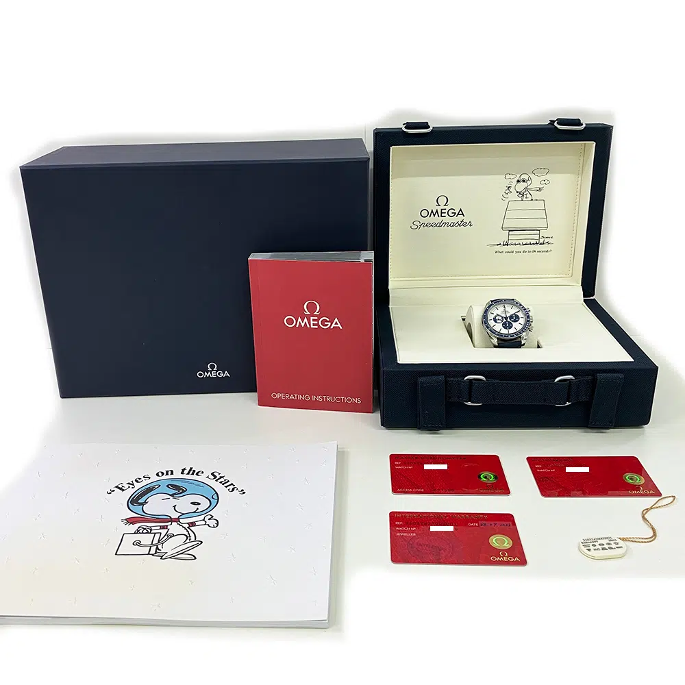 Omega Speedmaster Chronograph 310.32.42.50.02.001 Stainless Steel With Blue Fabric Watch Silver Dial 2023 – image 6
