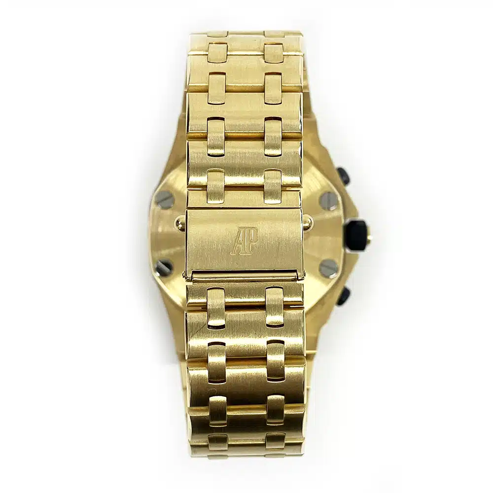 Audemars Piguet Royal Oak Offshore Chronograph 42mm 25721BA.OO.1000BA.02 Yellow Gold with Blue Dial Watch – image 6