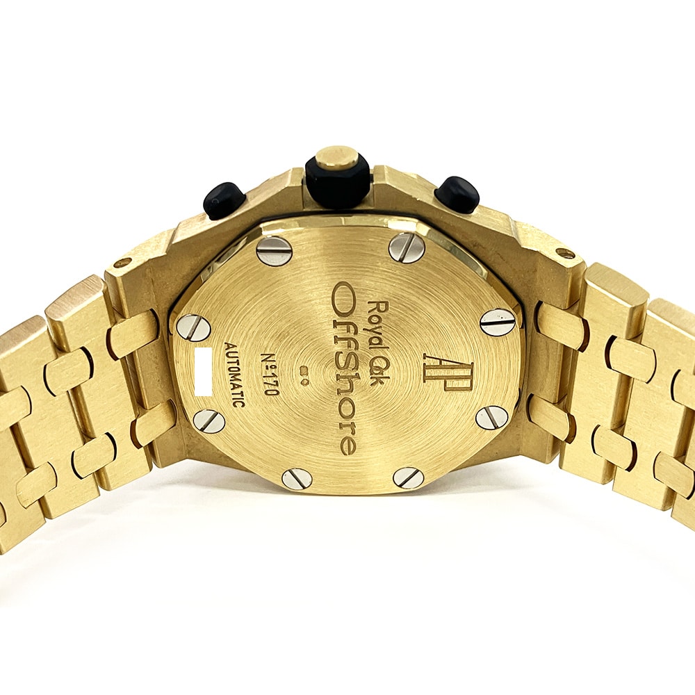 Audemars Piguet Royal Oak Offshore Chronograph 42mm 25721BA.OO.1000BA.02 Yellow Gold with Blue Dial Watch