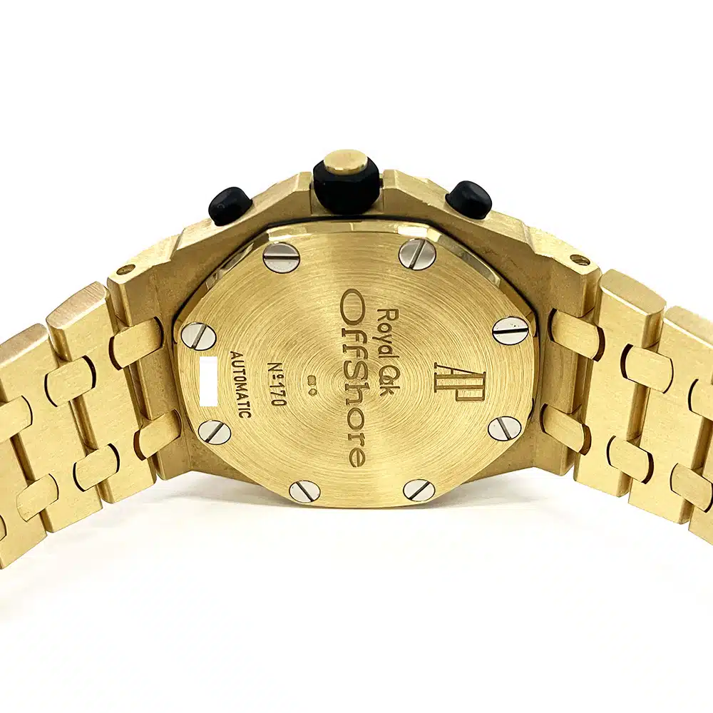 Audemars Piguet Royal Oak Offshore Chronograph 42mm 25721BA.OO.1000BA.02 Yellow Gold with Blue Dial Watch – image 7