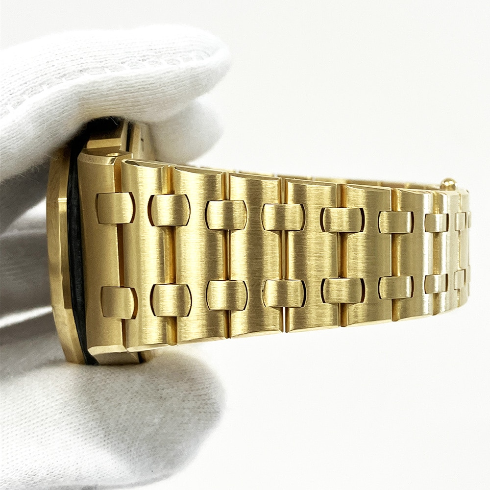 Audemars Piguet Royal Oak Offshore Chronograph 42mm 25721BA.OO.1000BA.02 Yellow Gold with Blue Dial Watch