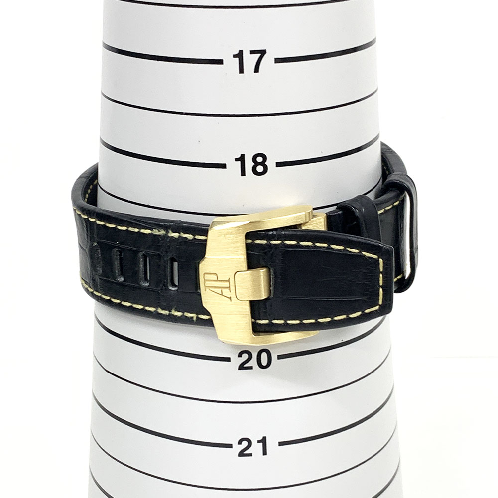 Audemars Piguet Royal Oak Offshore Chrono 26420CE.OO.A127CR.01 Black Ceramic & Yellow Gold With Black Leather Watch