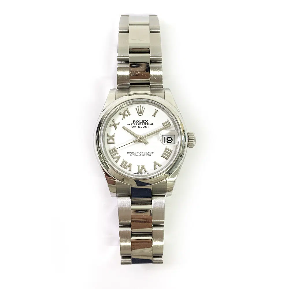 Rolex Datejust 31mm 278240 Oyster Stainless Steel Watch White Roman Dial 2021 – image 3