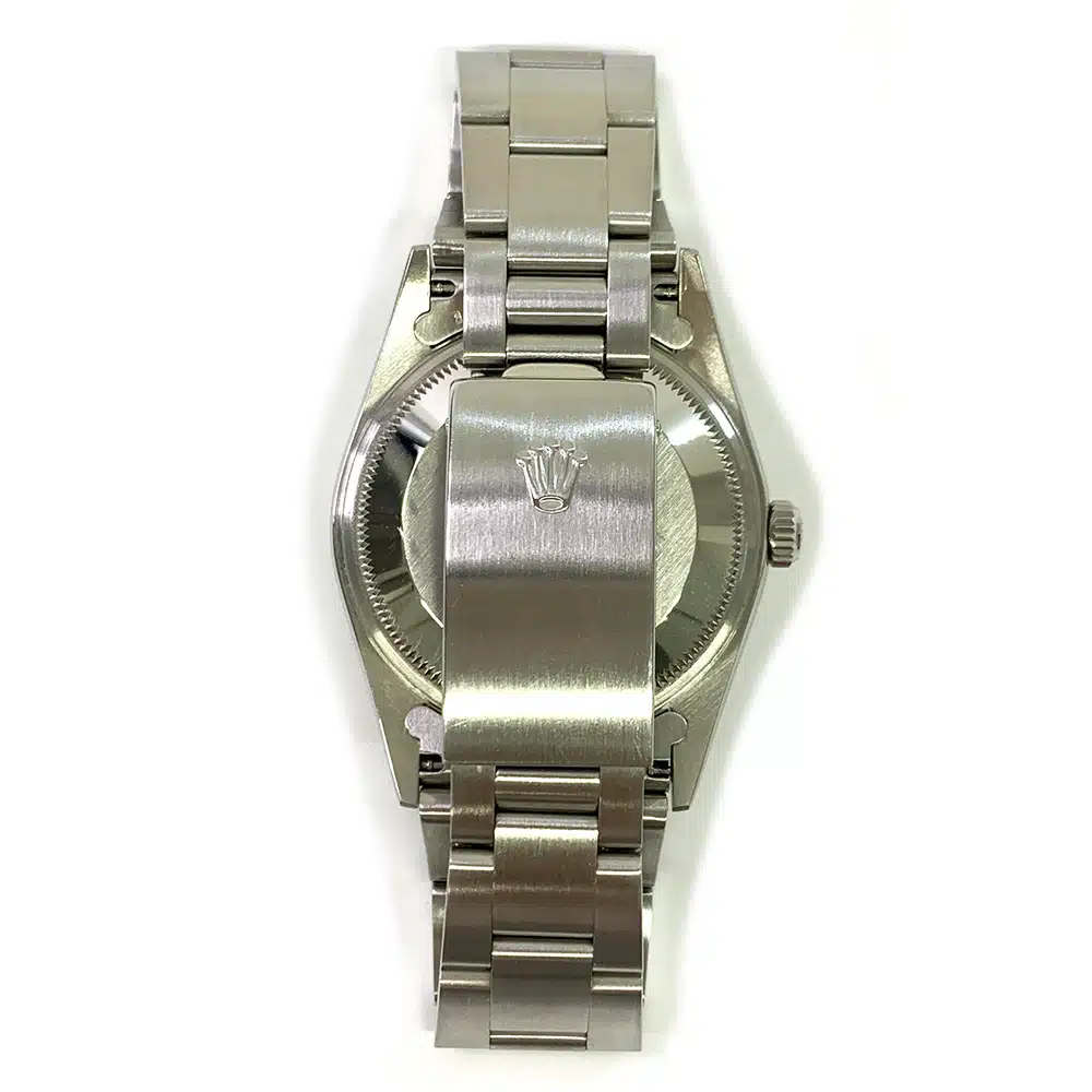 Rolex Oyster Perpetual Blue Dial 34mm 15200 Stainless Steel Watch – image 4