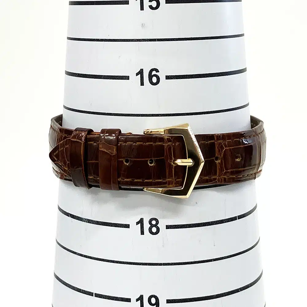 Patek Philippe Annual Calendar 5035R-001 Rose Gold With Brown Leather Watch Silver Dial 1997 – image 7