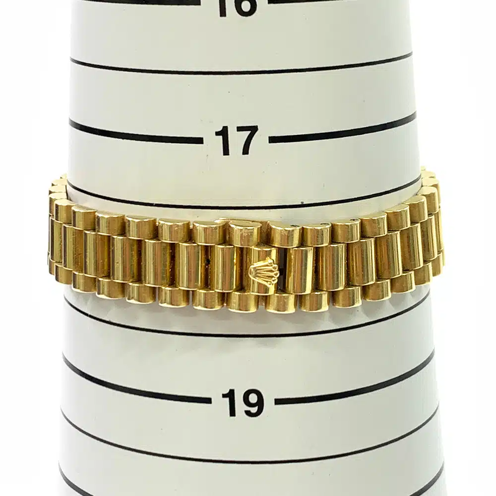 Rolex Datejust 31mm Champagne Diamond Dial 68278 Yellow Gold Ladies Watch – image 6