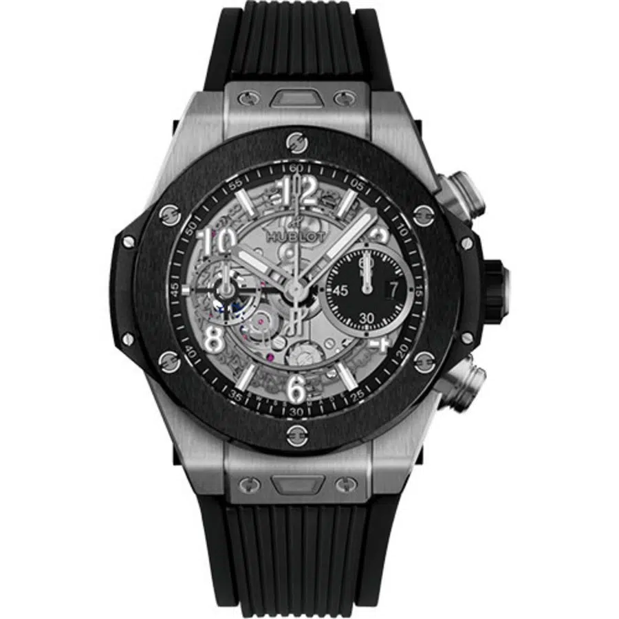 Hublot Big Bang Unico Chronograph 441.NM.1171.RX Titanium And Ceramic Black Rubber Band