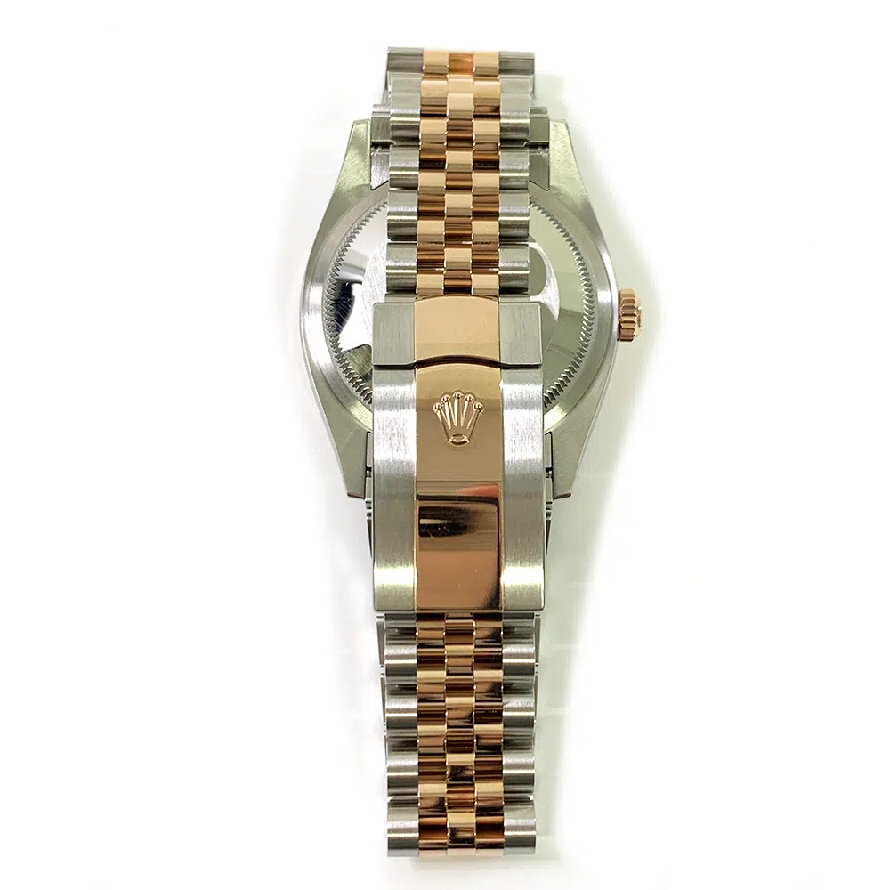 Rolex Datejust 36mm 126231-0031 Jubilee Stainless Steel & Rose Gold Silver Palm Index Dial 2024 – image 5