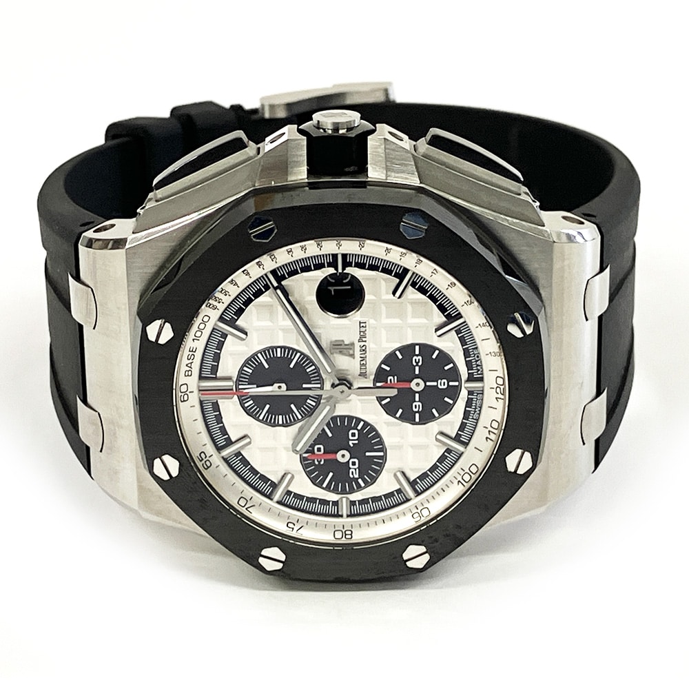 Audemars Piguet Royal Oak Offshore Chronograph 44 mm 26400SO. OO. A002CA.01 Stainless Steel with White Dial Watch 2015