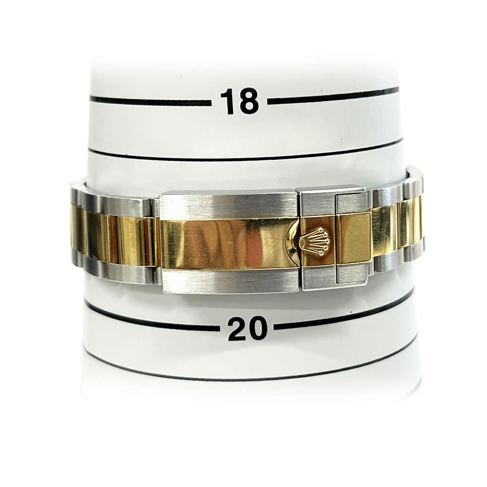 Rolex GMT-Master II 40mm 116713LN Oyster Stainless Steel & Yellow Gold Watch Black Dial 2012