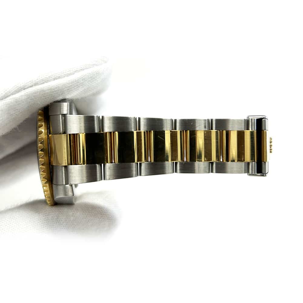 Rolex GMT-Master II 40mm 116713LN Oyster Stainless Steel & Yellow Gold Watch Black Dial 2014