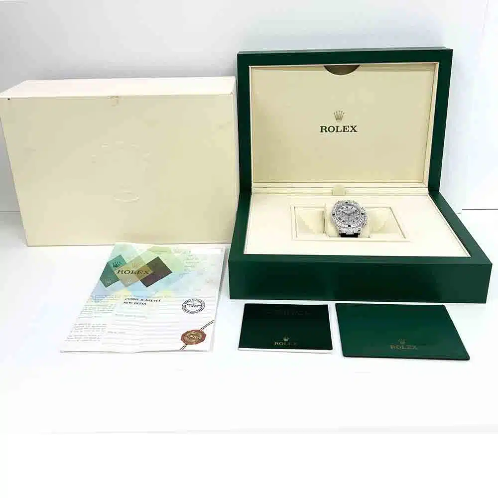 Rolex Daytona 116599 40mm White Gold with Pave Diamond Dial Watch – image 8